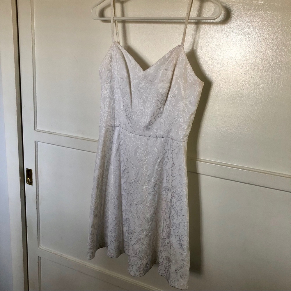 Textured Floral Dress